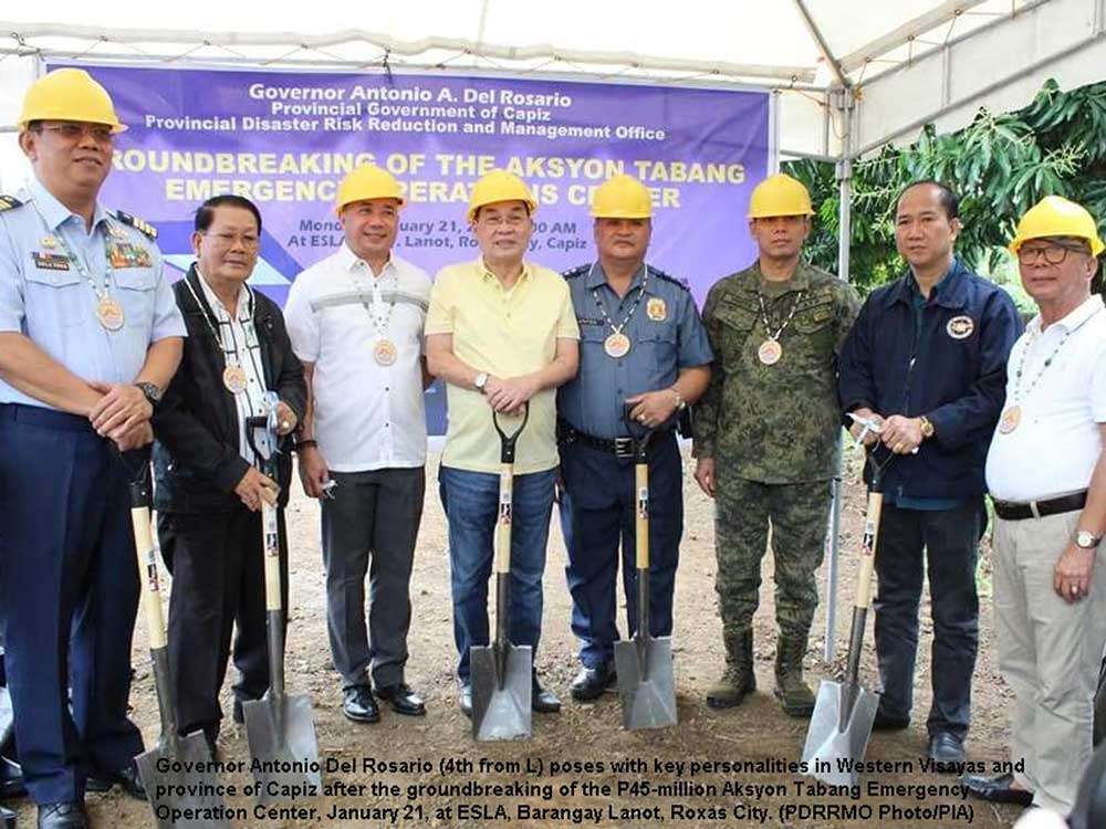 The construction for the three-story P45-million Aksyon Tabang Emergency Operation Center has commenced on January 21