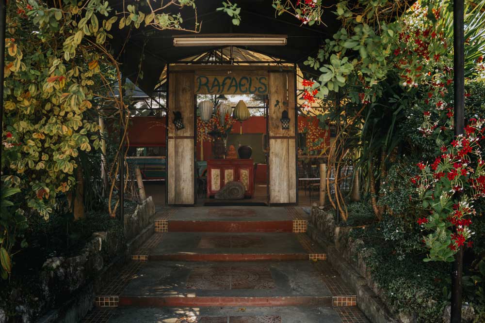 Entrance to Rafael's of Chef Tibong