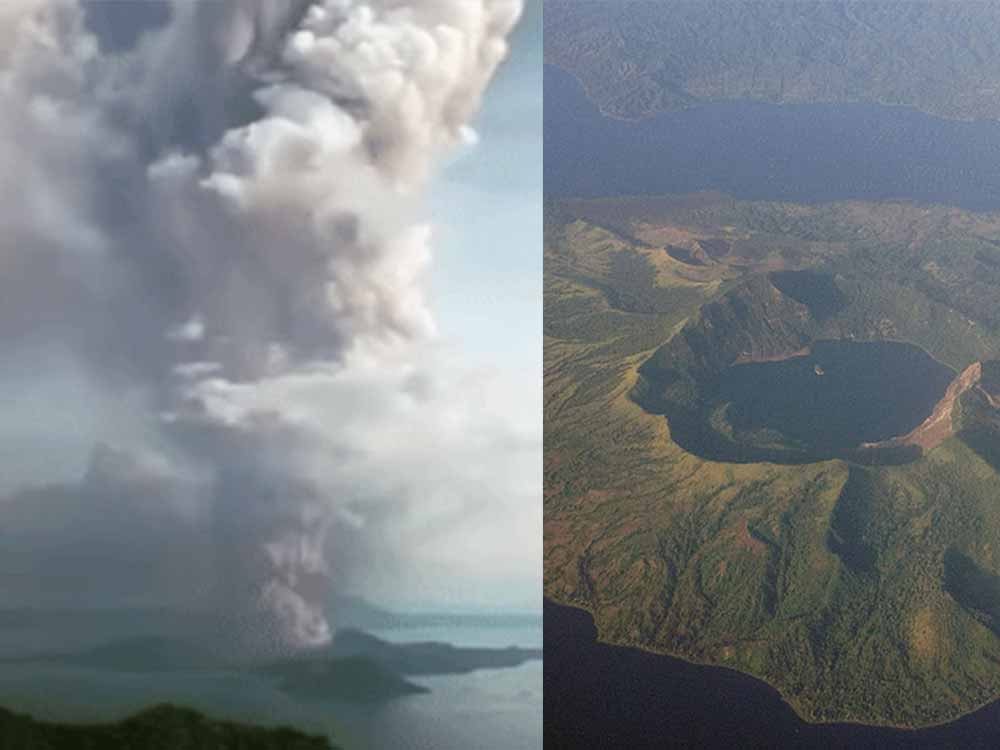 Phreatic eruption of Taal Volcano 12 January 2020